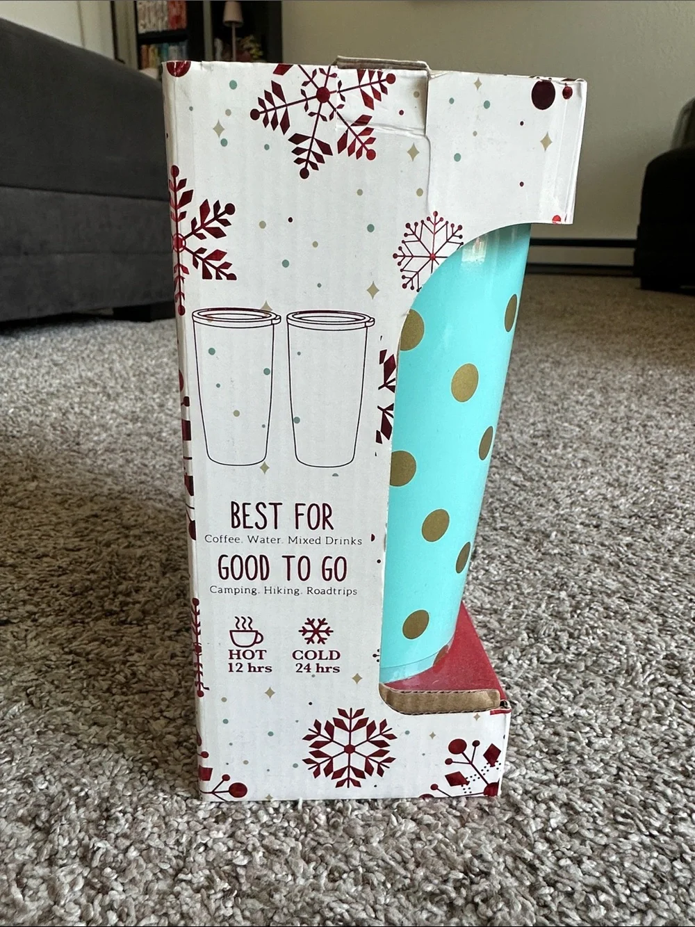 Stainless Steel Merry & Polka Dot 20oz Insulated Tumblers - 2 Pack